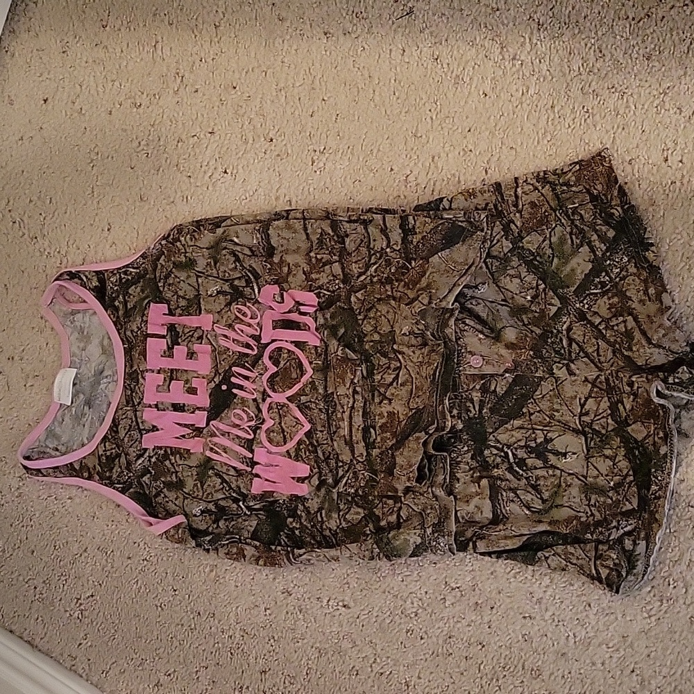 Ladies camo sleepware set